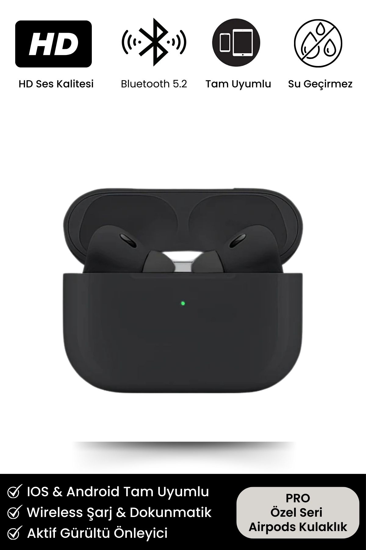 2. Nesil Pro Yeni Nesil Bluetooth Kulaklık Ios Android Uyumlu Premium Blutooth Kablosuz Kulaklık