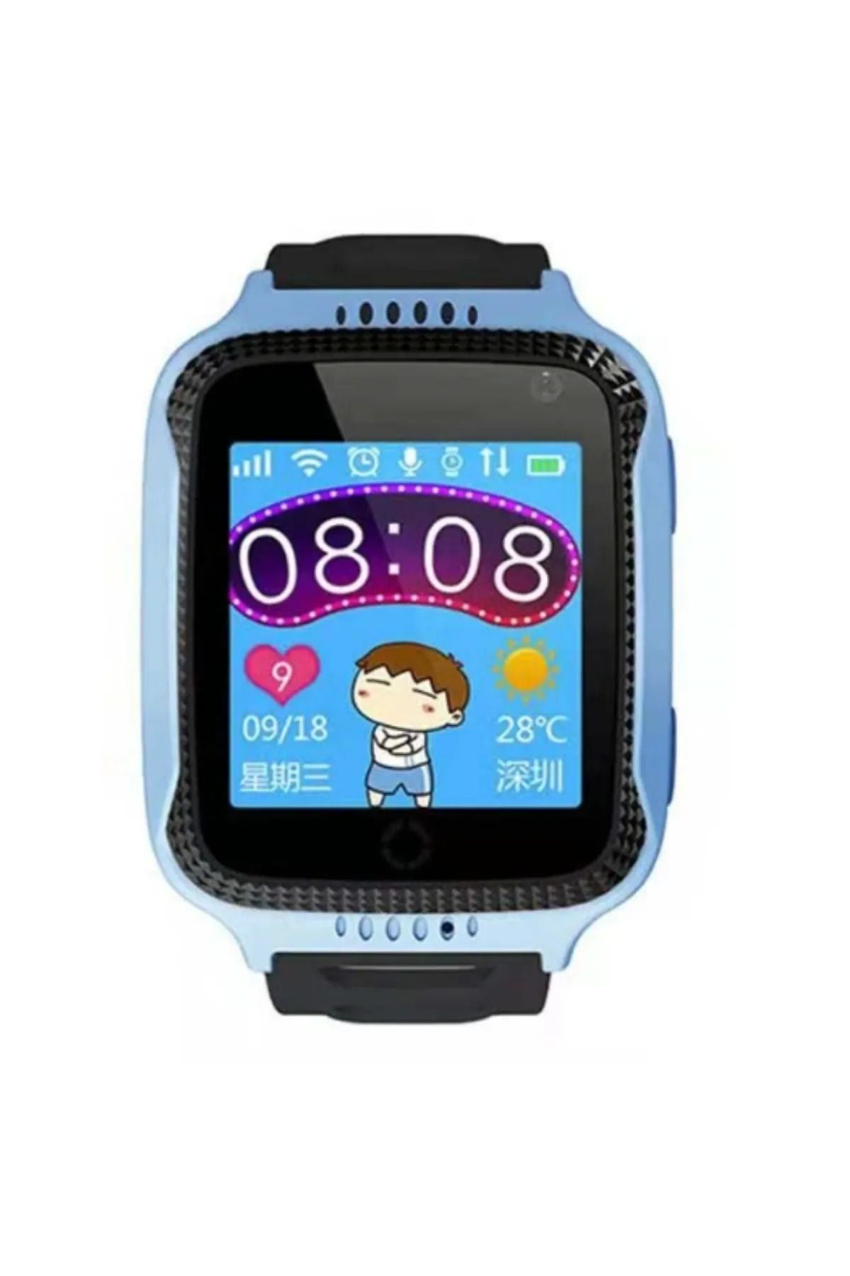 Çocuklar İçin GPS Konum BTK Kayıtlı Sim Kartlı Çocuk Takip Ortam Dinleme Kameralı Q25 Akıllı Saat