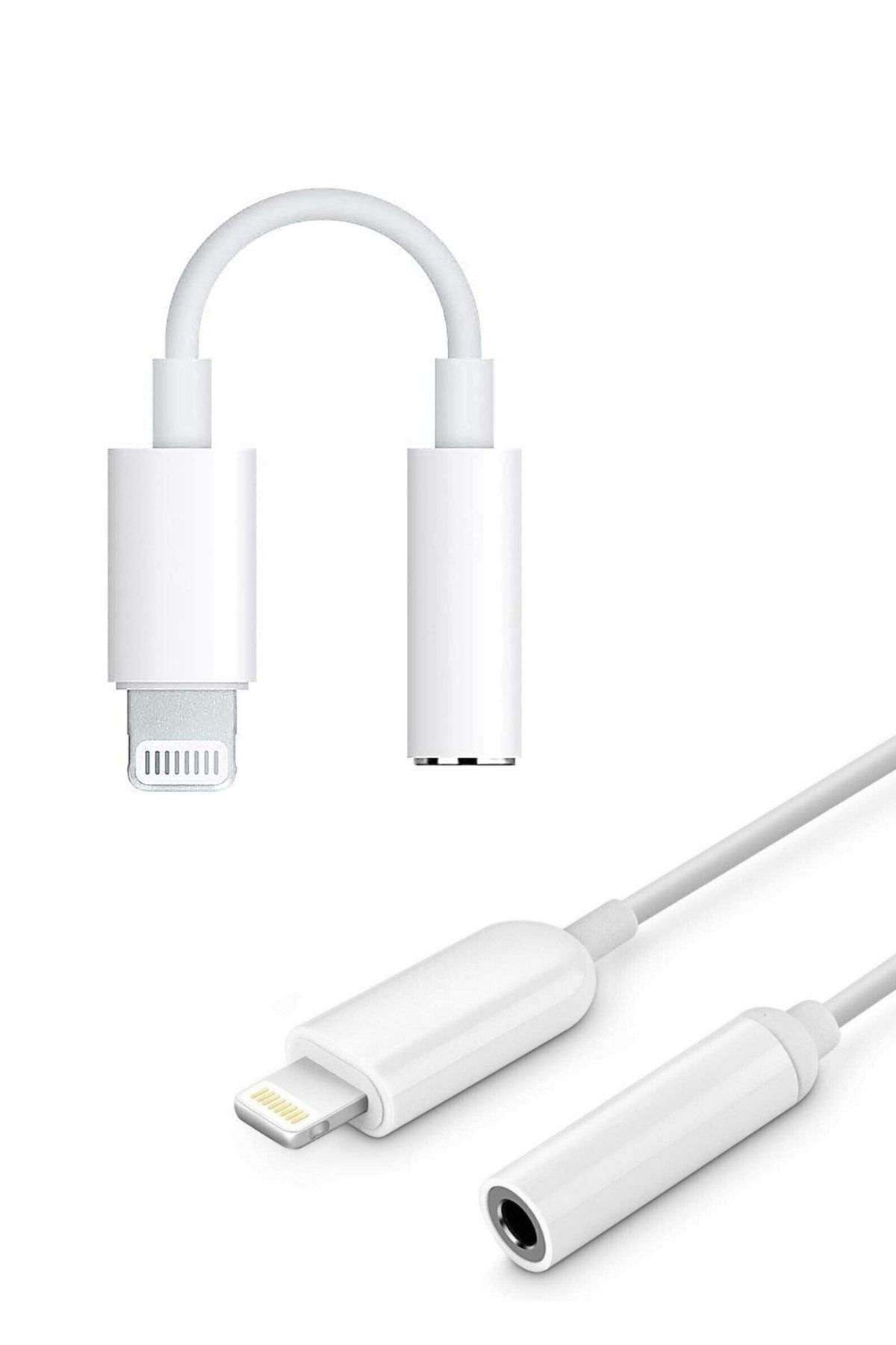 Apple Iphone 13 12 11 X 8 7 Plus Ipad Lightning Uyumlu Kulaklık Çevirici Aux Dönüştürücü Ara Kablosu